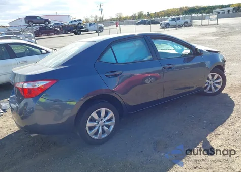 2016 Toyota Corolla Le из США, поврежденный, VIN 2T1BURHEXGC670477